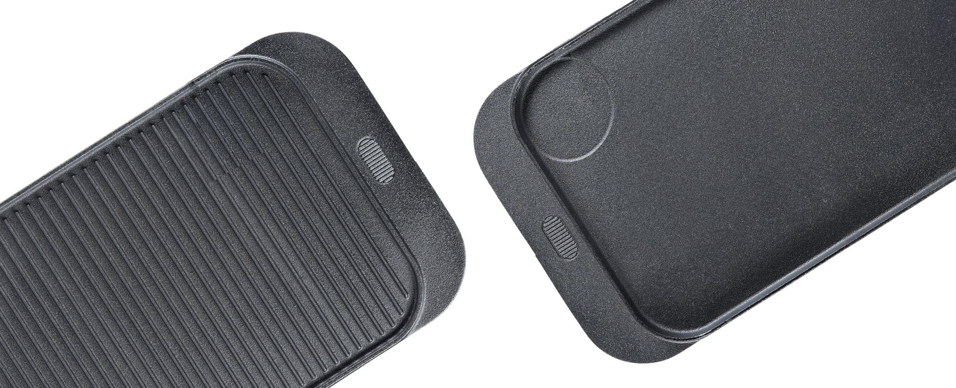 Chapa de grelhar em ferro fundido para cozinhar